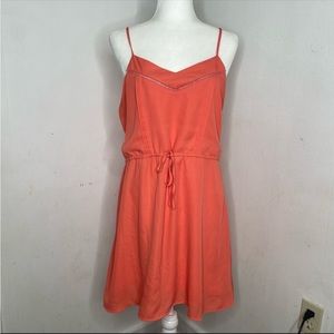 Paper Crane Orange Dress Womens Size L